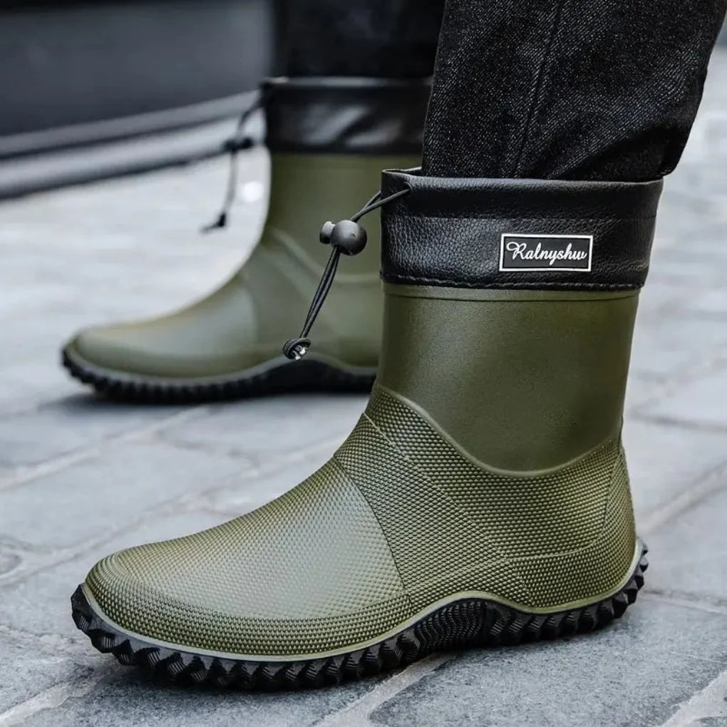 Gerald | Cozy Waterproof Ankle Work Boots with Traction Sole