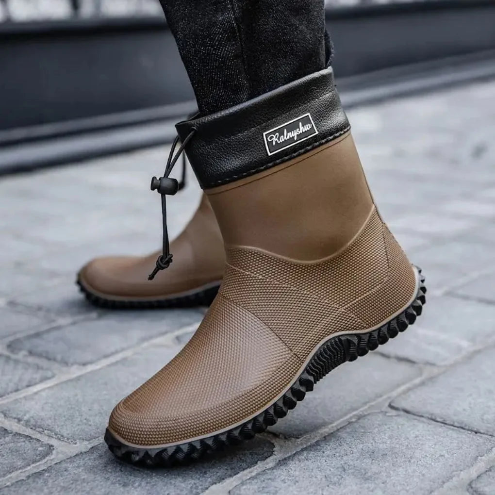 Gerald | Cozy Waterproof Ankle Work Boots with Traction Sole