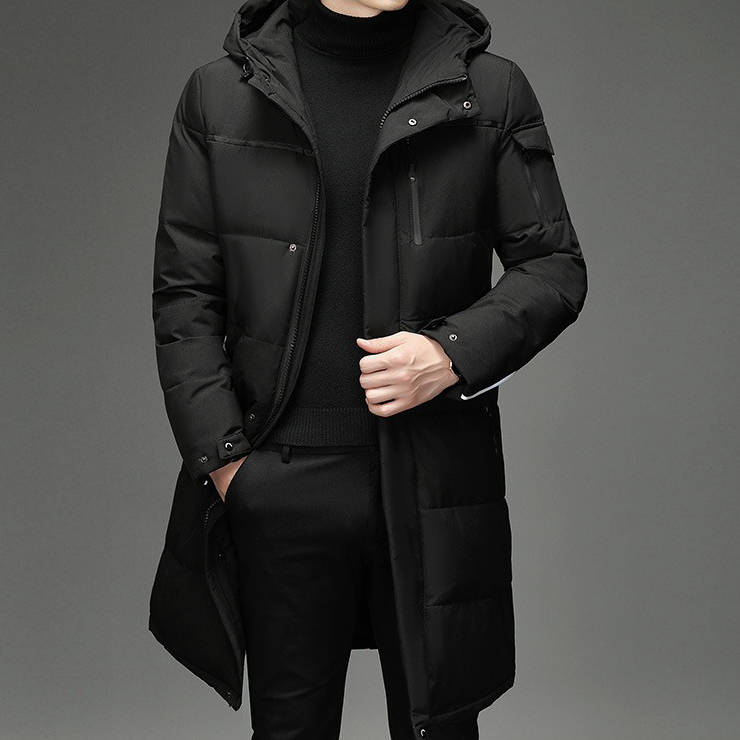 Gerald | Relaxed Hooded Longline Puffer Jacket