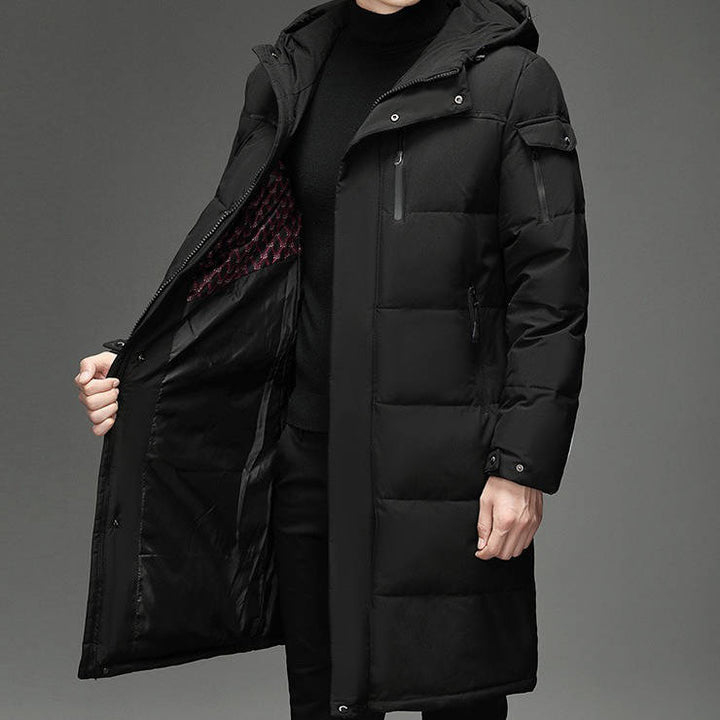 Gerald | Relaxed Hooded Longline Puffer Jacket