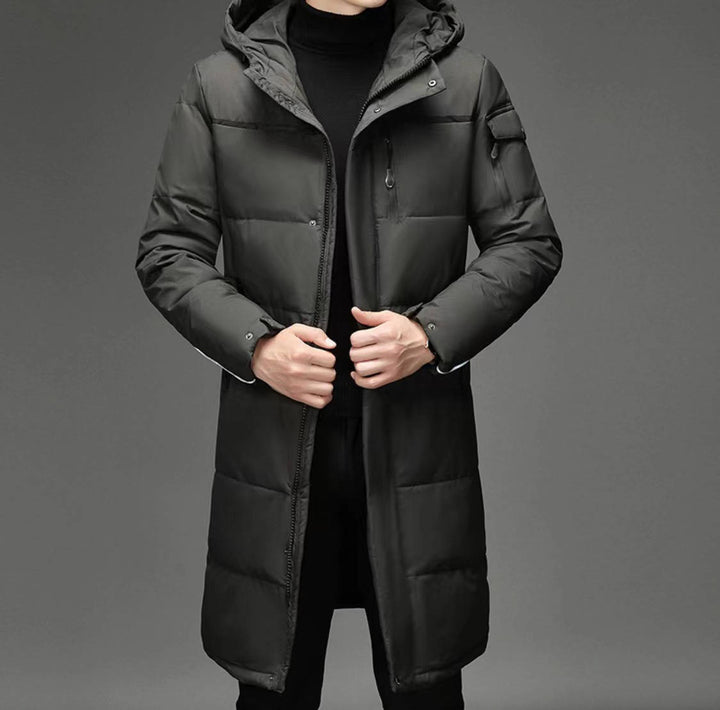 Gerald | Relaxed Hooded Longline Puffer Jacket