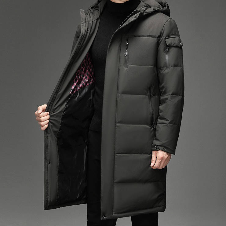 Gerald | Relaxed Hooded Longline Puffer Jacket