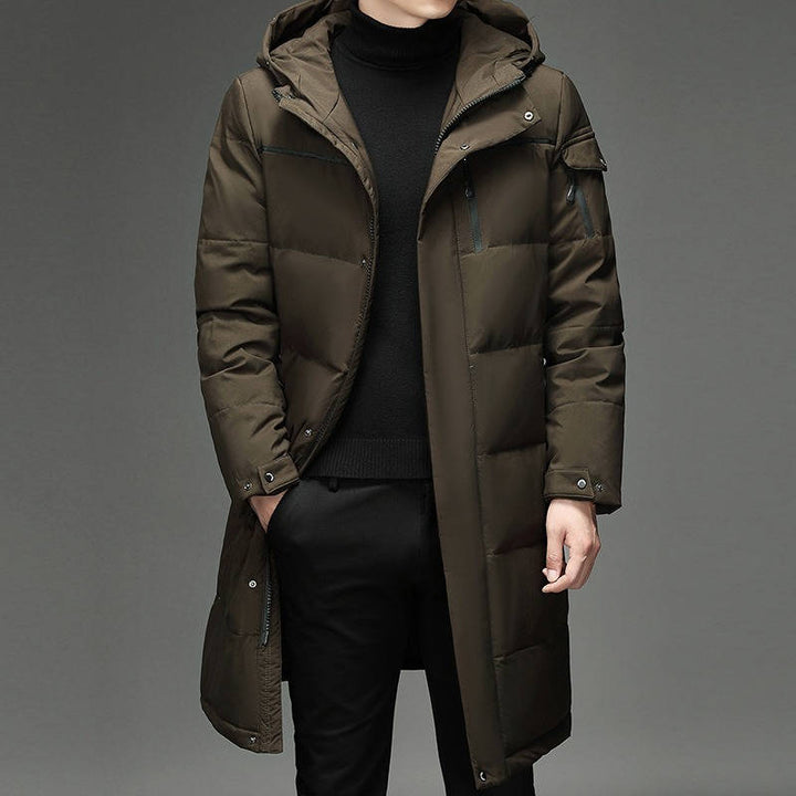 Gerald | Relaxed Hooded Longline Puffer Jacket