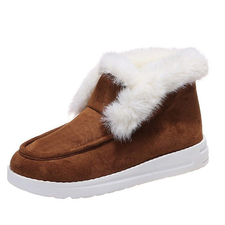 Grace | Relaxed Fur-Lined Slip-On Winter Slippers