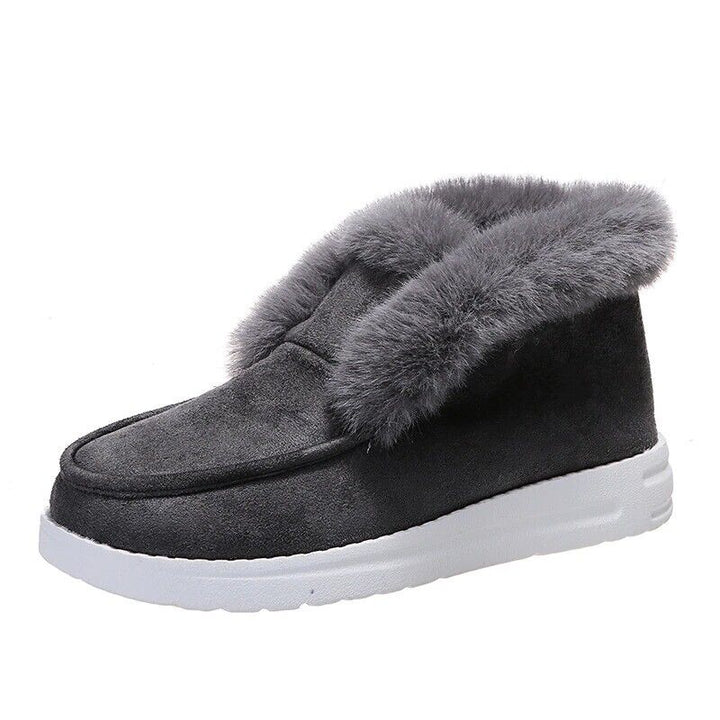 Grace | Relaxed Fur-Lined Slip-On Winter Slippers