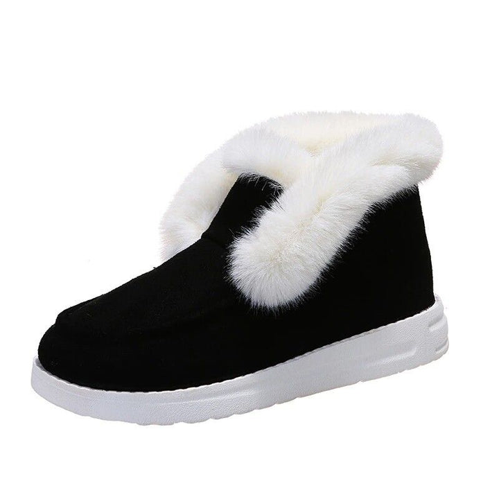 Grace | Relaxed Fur-Lined Slip-On Winter Slippers