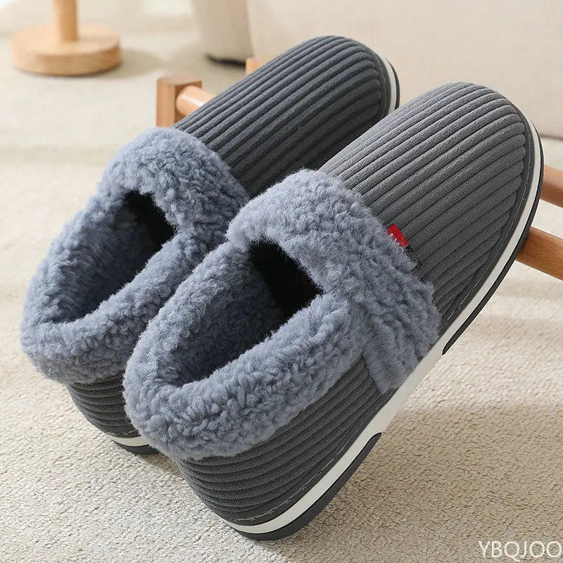 Isaac | Effortless Ribbed Indoor Mens Slippers