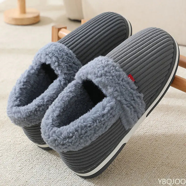 Isaac | Effortless Ribbed Indoor Mens Slippers