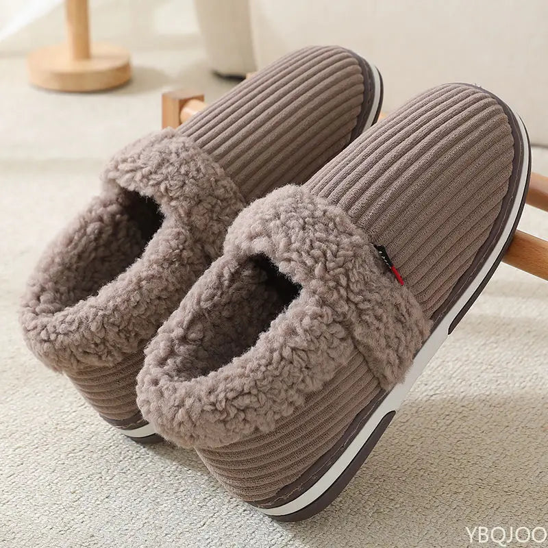 Isaac | Effortless Ribbed Indoor Mens Slippers
