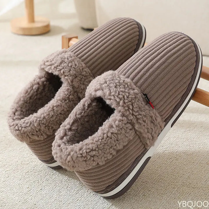 Isaac | Effortless Ribbed Indoor Mens Slippers