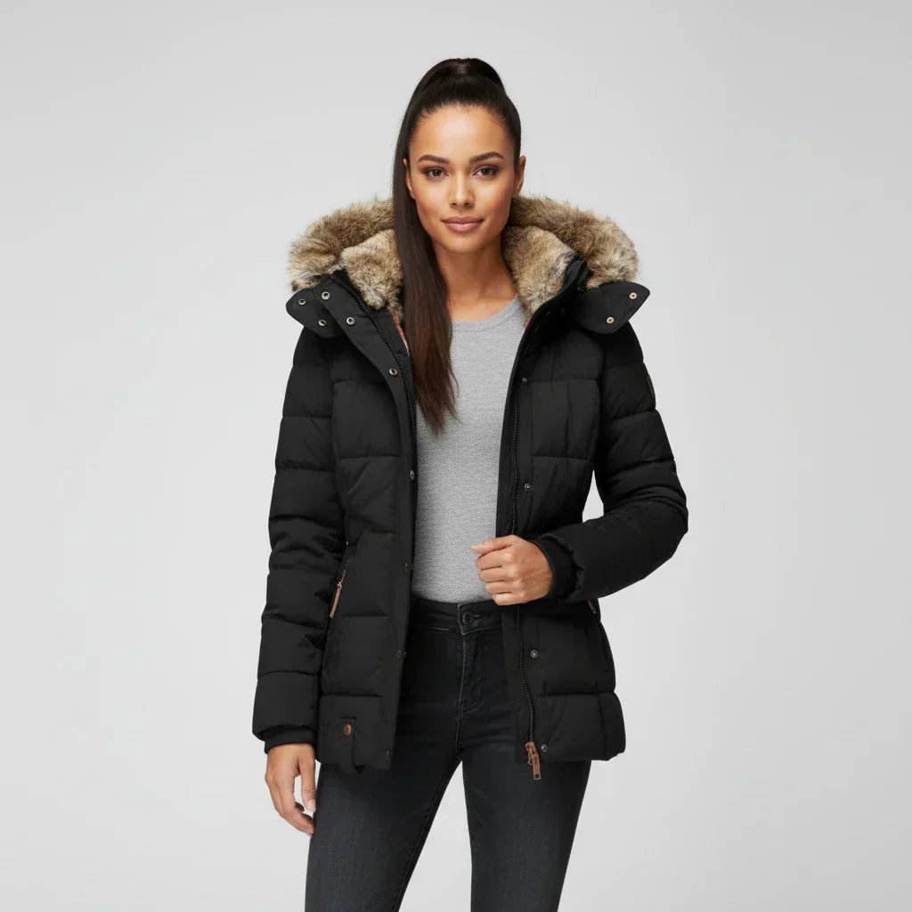 Isabella | Cozy Hooded Quilted Puffer Jacket