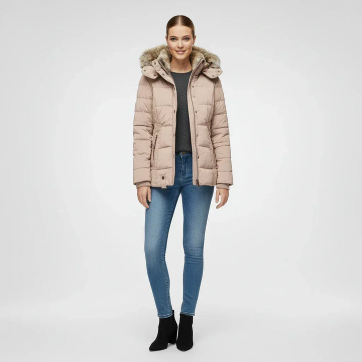 Isabella | Cozy Hooded Quilted Puffer Jacket