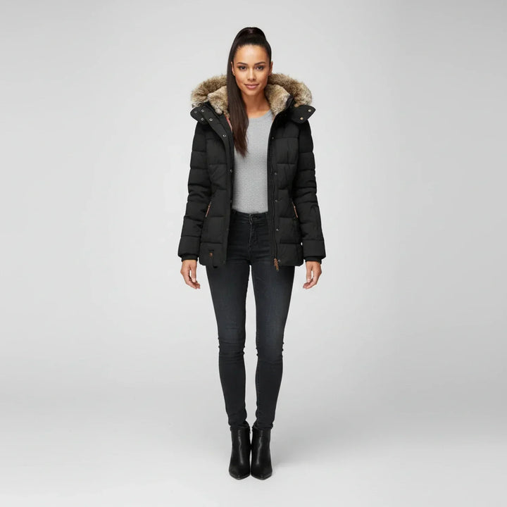 Isabella | Cozy Hooded Quilted Puffer Jacket