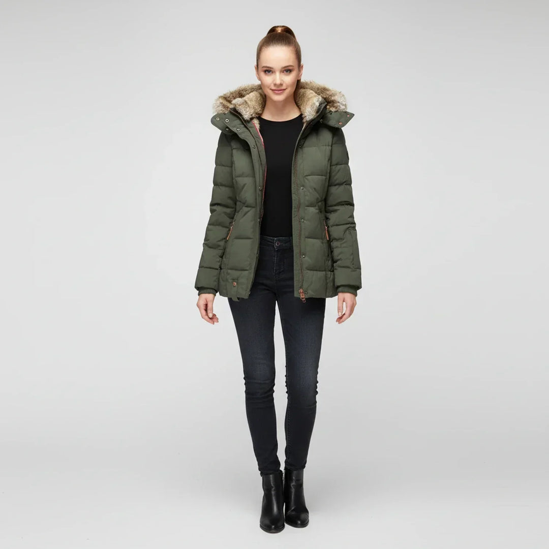 Isabella | Cozy Hooded Quilted Puffer Jacket
