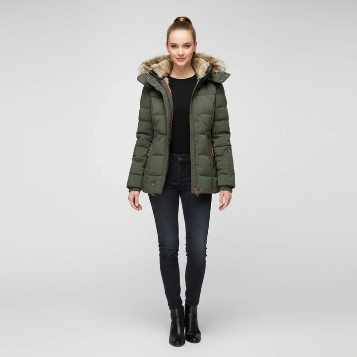 Isabella | Cozy Hooded Quilted Puffer Jacket