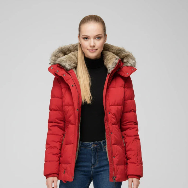 Isabella | Cozy Hooded Quilted Puffer Jacket