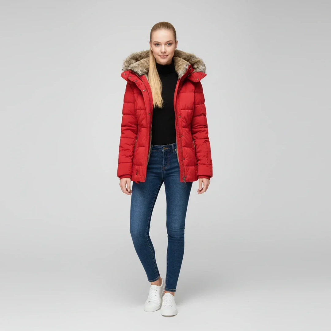 Isabella | Cozy Hooded Quilted Puffer Jacket