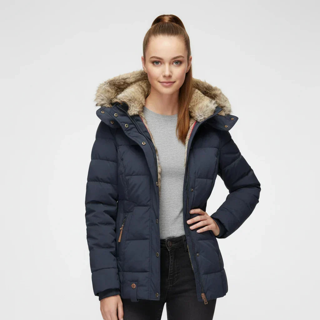 Isabella | Cozy Hooded Quilted Puffer Jacket