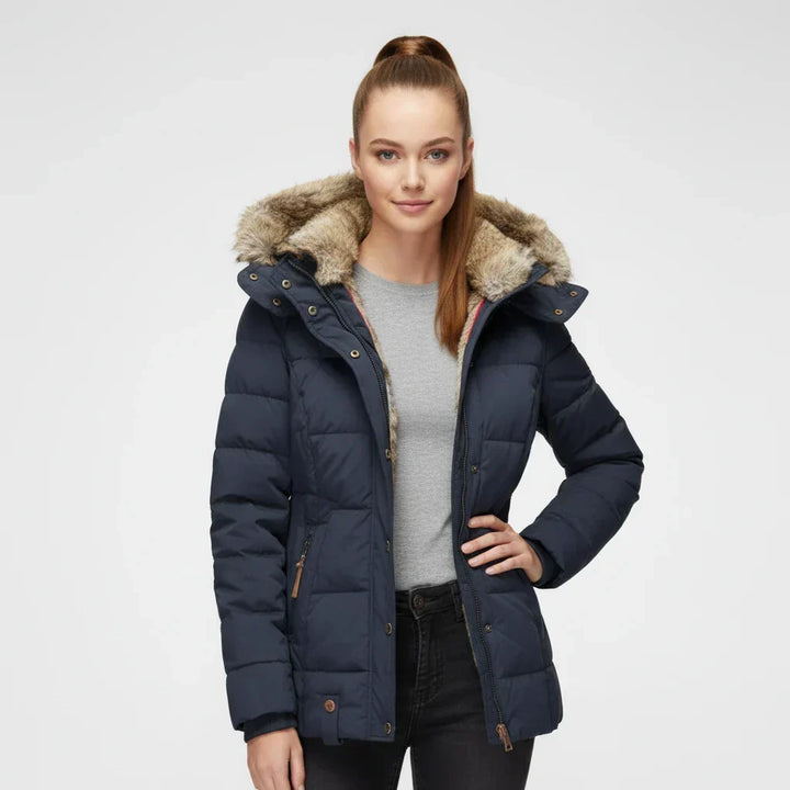 Isabella | Cozy Hooded Quilted Puffer Jacket