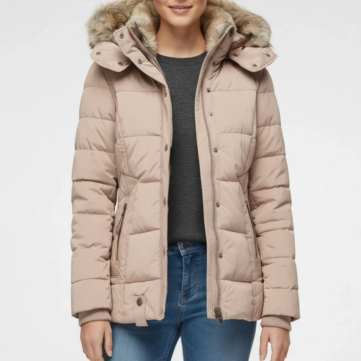 Isabella | Cozy Hooded Quilted Puffer Jacket