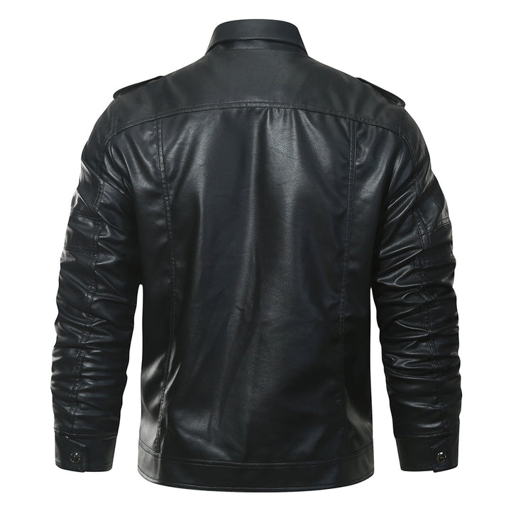 Jack | Lined Zip-Up Biker Leather Jacket