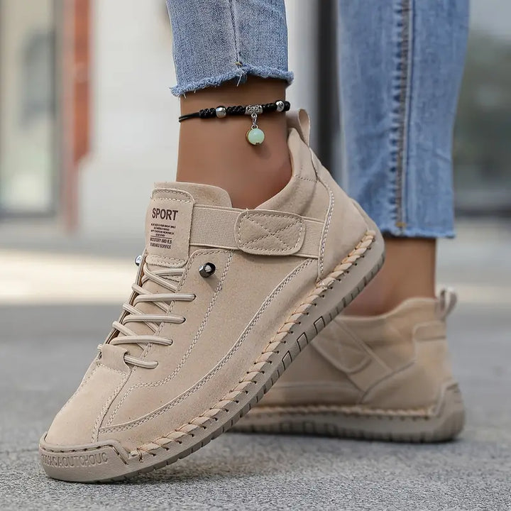 Jacqueline | Effortless Lace-Up Supportive Walking Shoes