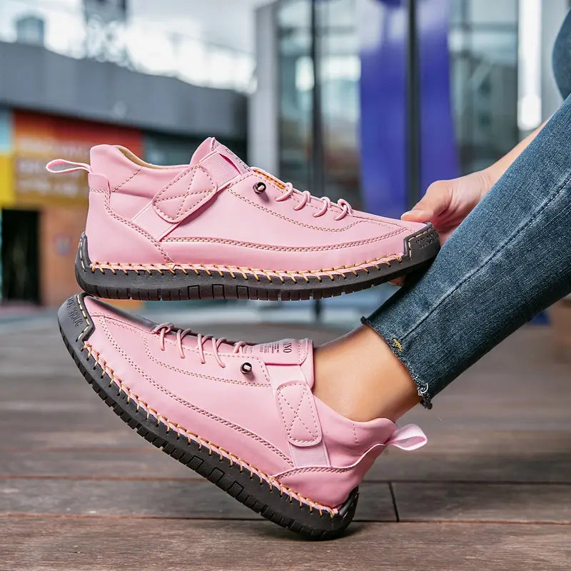 Jacqueline | Effortless Lace-Up Supportive Walking Shoes