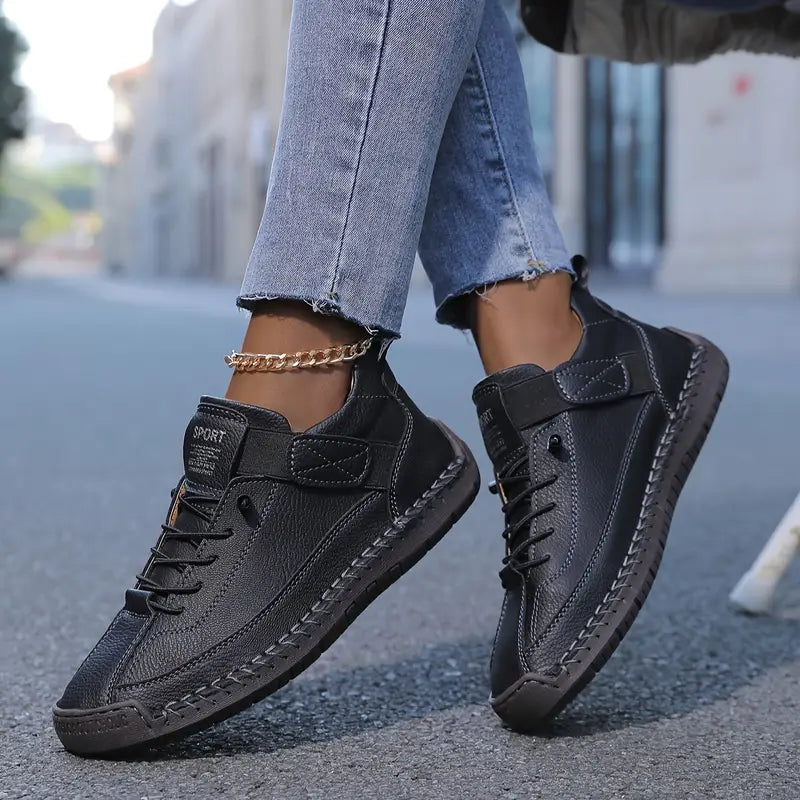 Jacqueline | Effortless Lace-Up Supportive Walking Shoes