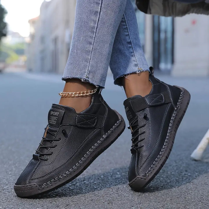 Jacqueline | Effortless Lace-Up Supportive Walking Shoes