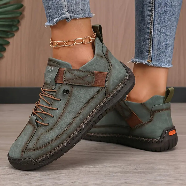 Jacqueline | Effortless Lace-Up Supportive Walking Shoes