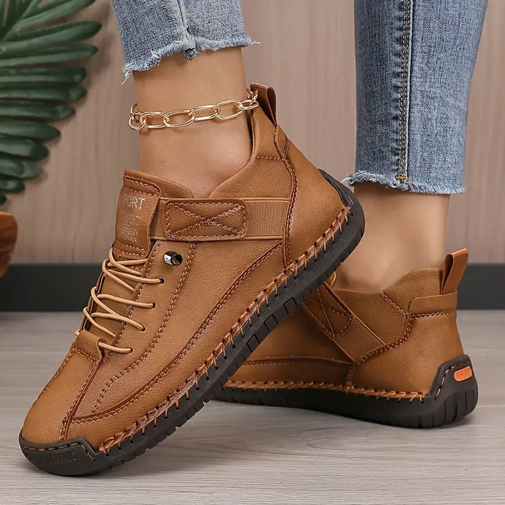 Jacqueline | Effortless Lace-Up Supportive Walking Shoes