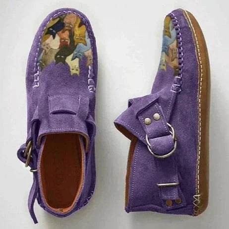 Jacqueline | Refined Moc-Toe Shearling-Lined Winter Boots Women