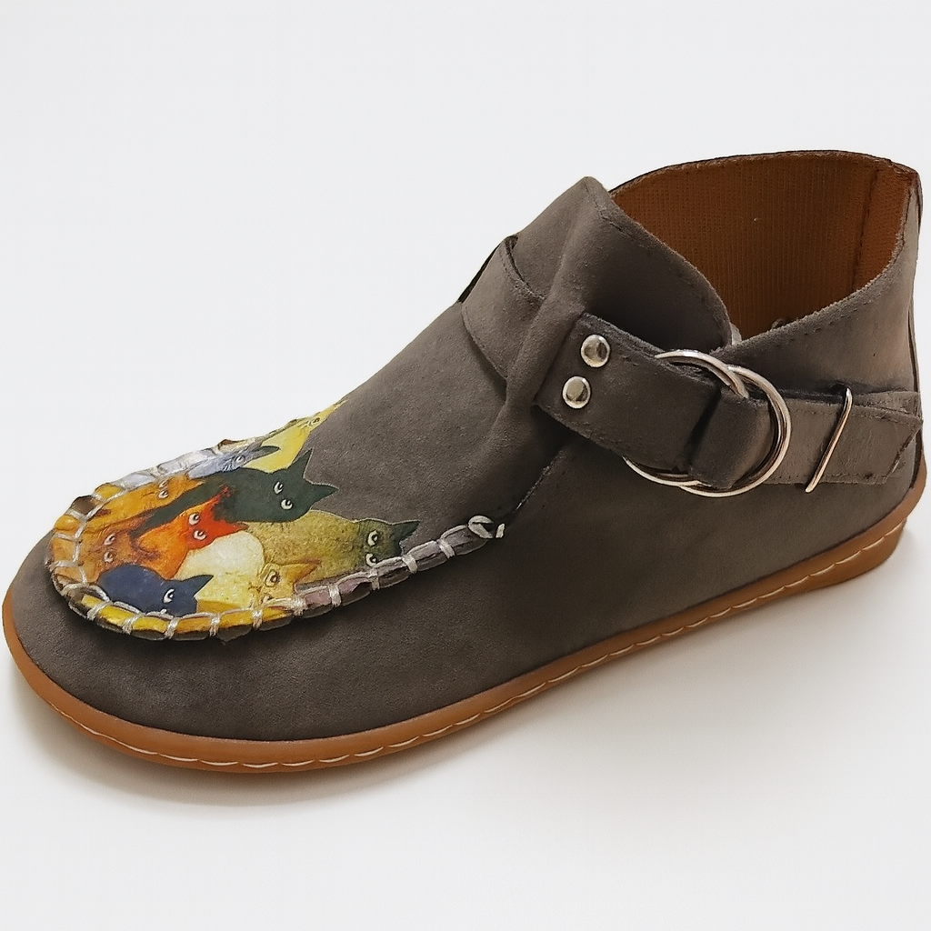 Jacqueline | Refined Moc-Toe Shearling-Lined Winter Boots Women