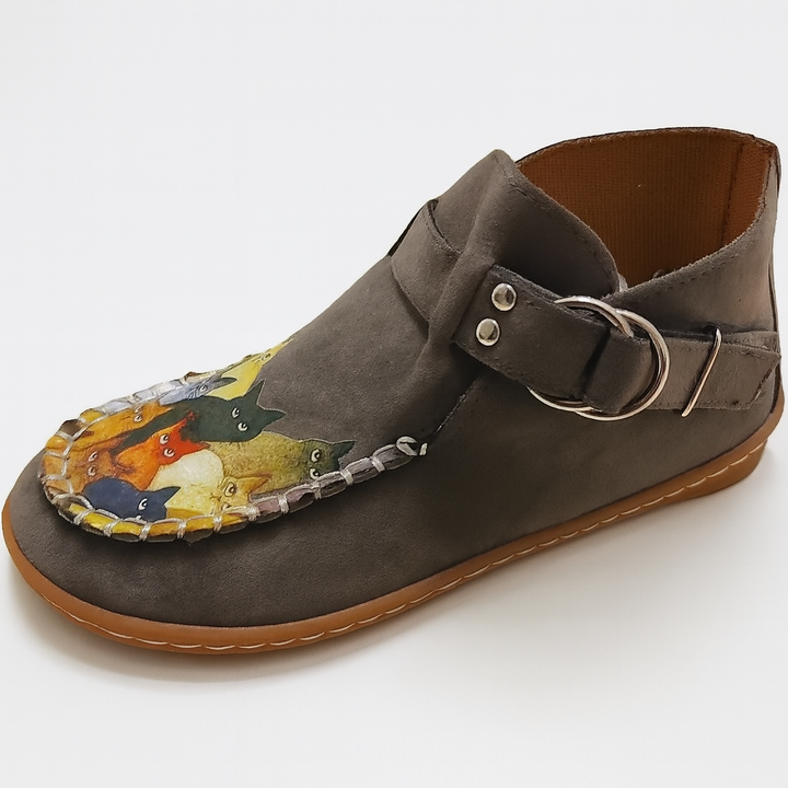 Jacqueline | Refined Moc-Toe Shearling-Lined Winter Boots Women