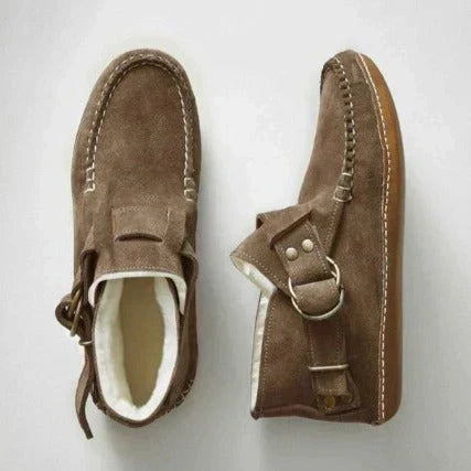 Jacqueline | Refined Moc-Toe Shearling-Lined Winter Boots Women