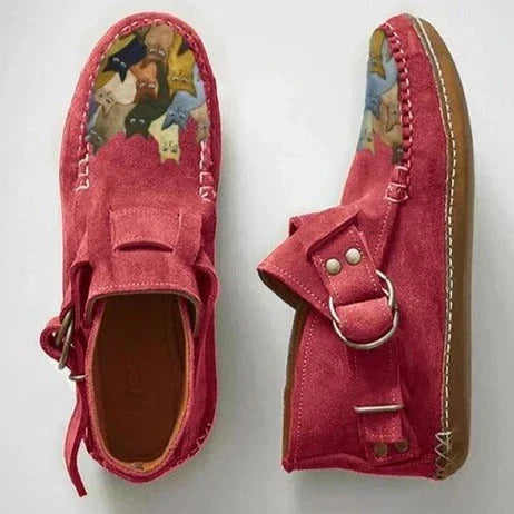 Jacqueline | Refined Moc-Toe Shearling-Lined Winter Boots Women