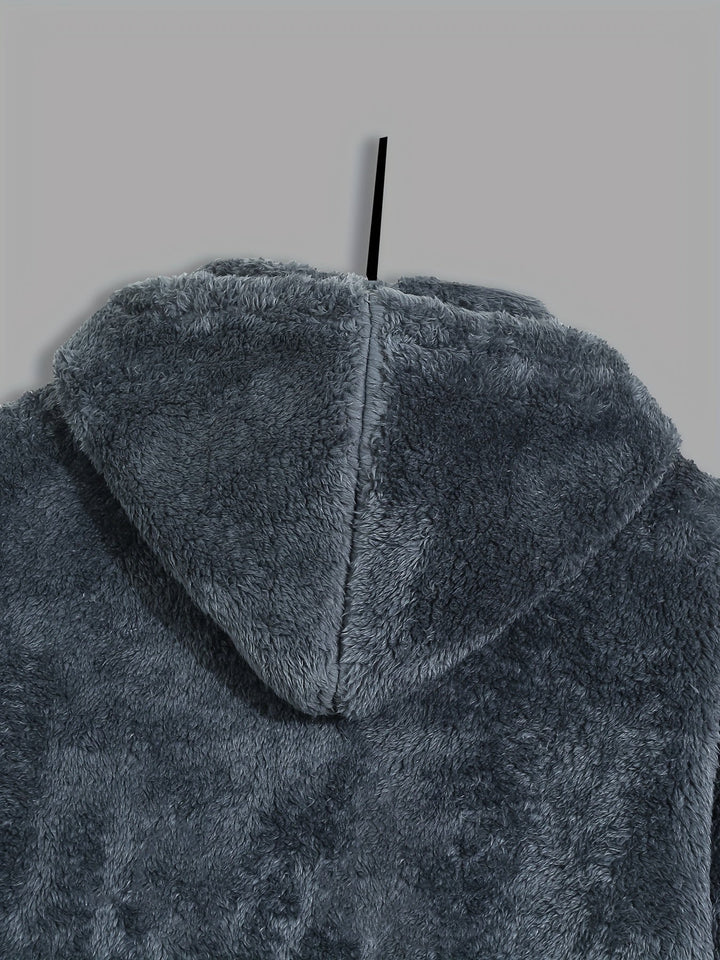 James | Cozy Plush Full Zip Mens Hoodies