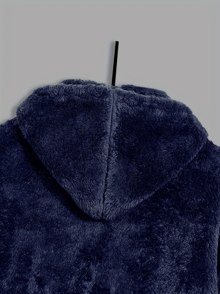 James | Cozy Plush Full Zip Mens Hoodies