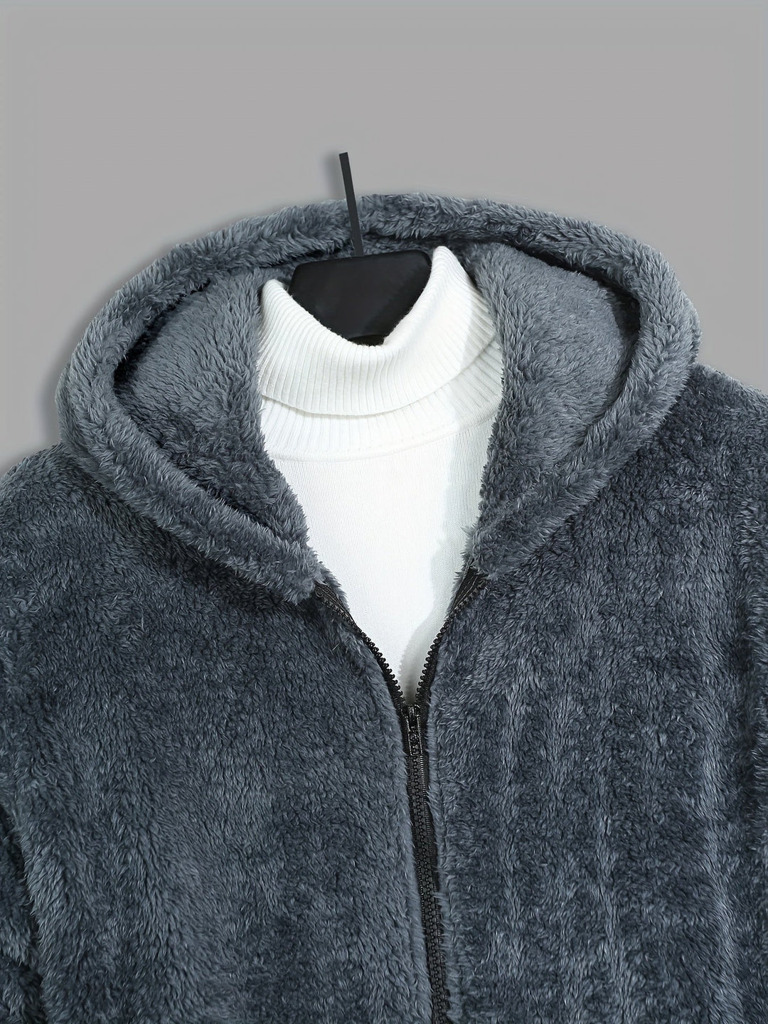 James | Cozy Plush Full Zip Mens Hoodies