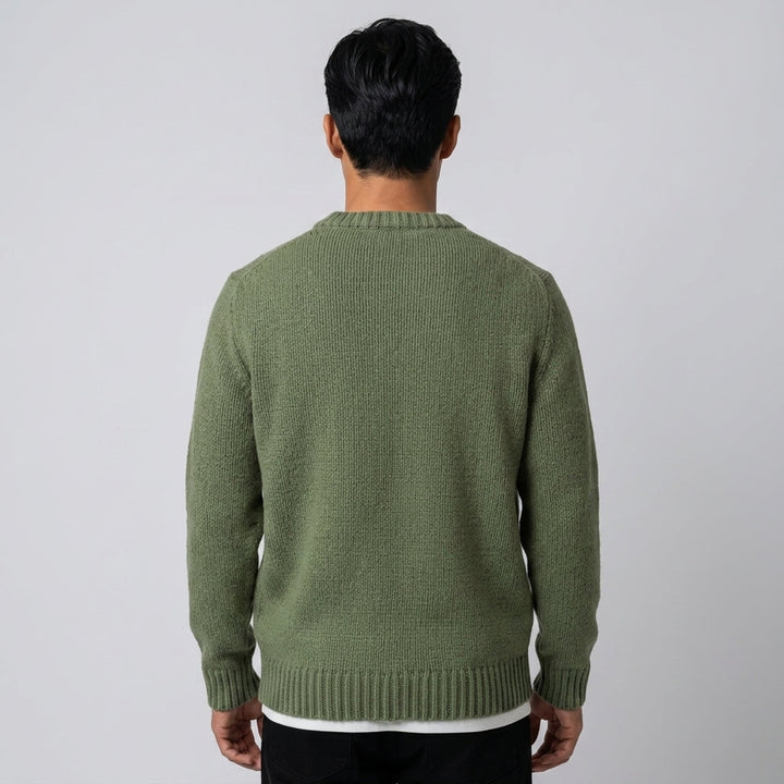 James | Elegant Ribbed Crewneck Sweatshirt
