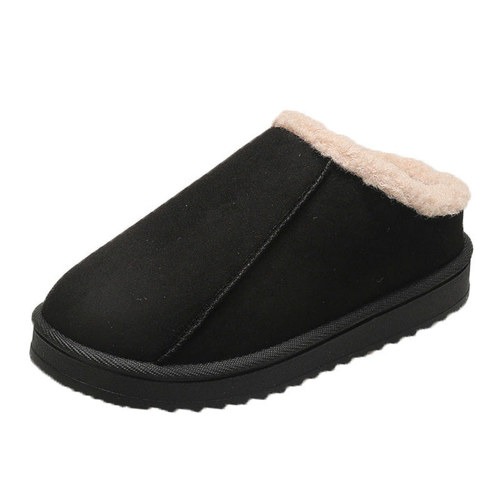 Janet | Effortless Faux Fur Trim Padded Winter Slippers
