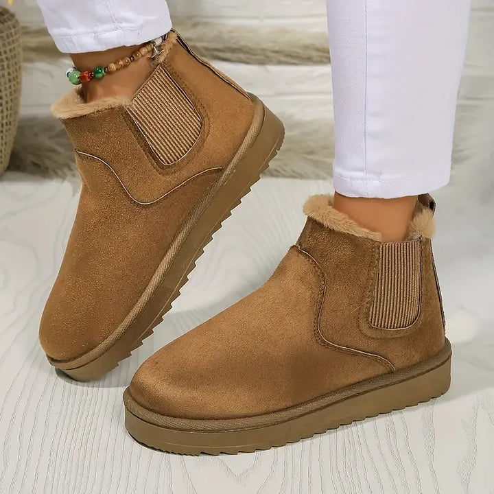 Janice | Stylish Fur-Lined Chelsea Winter Boots Women