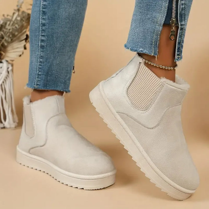 Janice | Stylish Fur-Lined Chelsea Winter Boots Women