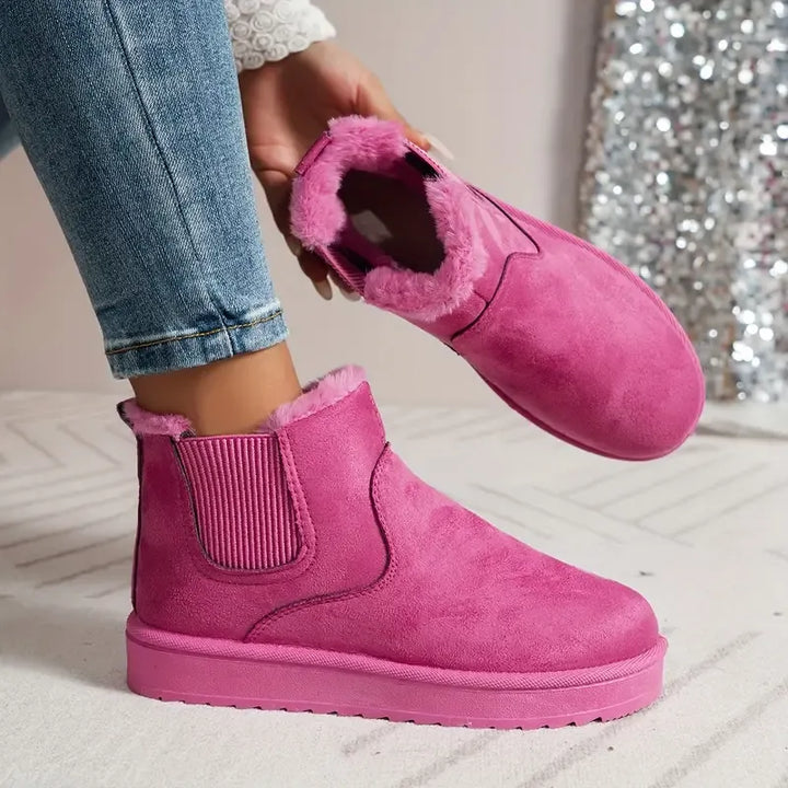 Janice | Stylish Fur-Lined Chelsea Winter Boots Women