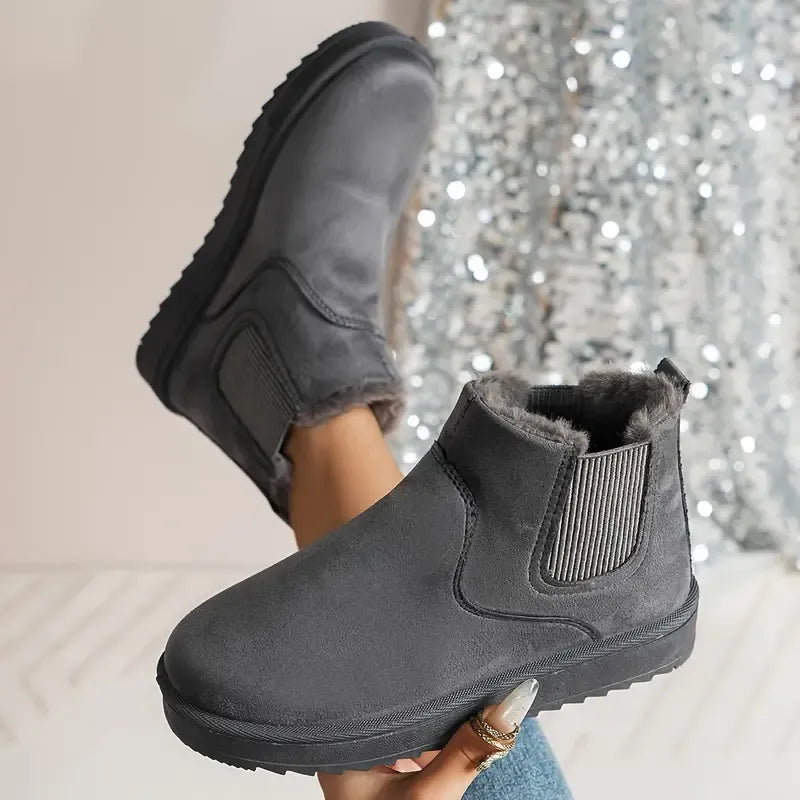 Janice | Stylish Fur-Lined Chelsea Winter Boots Women