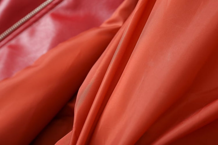 Jean | Polished Oversized Leather Bomber Jacket