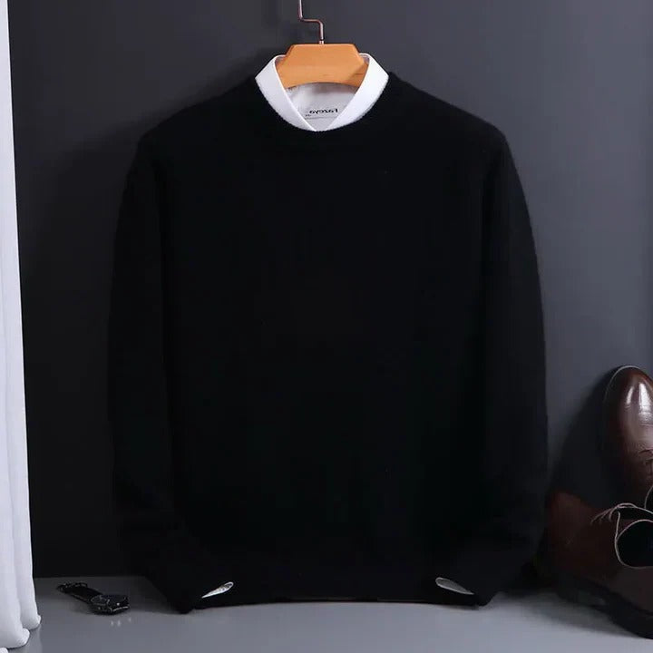 Jeffrey | Chic Ribbed Crewneck Sweatshirt Sweater