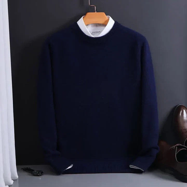 Jeffrey | Chic Ribbed Crewneck Sweatshirt Sweater