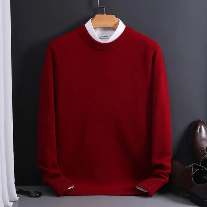 Jeffrey | Chic Ribbed Crewneck Sweatshirt Sweater