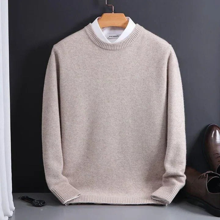 Jeffrey | Chic Ribbed Crewneck Sweatshirt Sweater